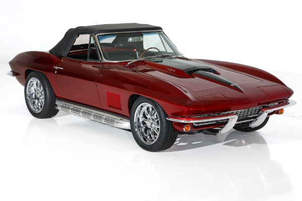 For Sale Used 1967 Chevrolet Corvette Candy Brandywine 454 4-Speed AC | American Dream Machines Des Moines IA 50309