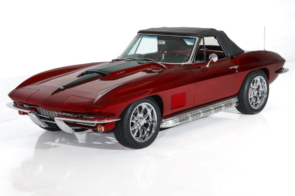 For Sale Used 1967 Chevrolet Corvette Candy Brandywine 454 4-Speed AC | American Dream Machines Des Moines IA 50309