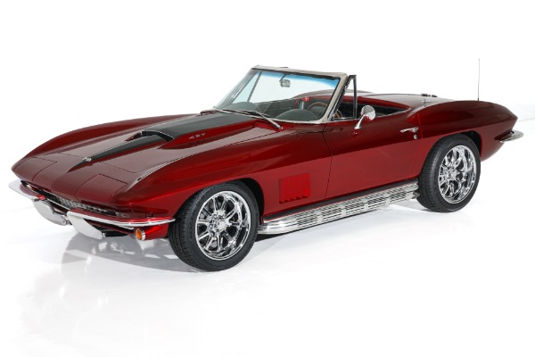 For Sale Used 1967 Chevrolet Corvette Candy Brandywine 454 4-Speed AC | American Dream Machines Des Moines IA 50309