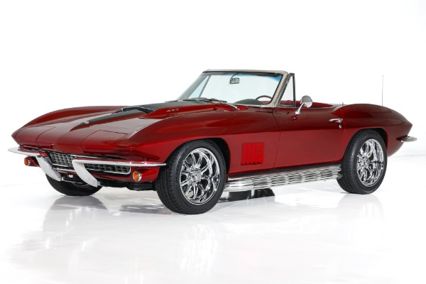 For Sale Used 1967 Chevrolet Corvette Candy Brandywine 454 4-Speed AC | American Dream Machines Des Moines IA 50309