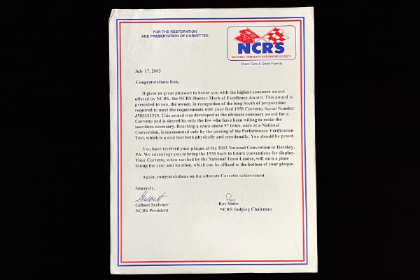 For Sale Used 1958 Chevrolet Corvette 8-Time NCRS Top Flight Champion | American Dream Machines Des Moines IA 50309