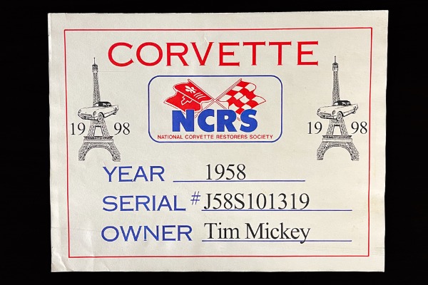 For Sale Used 1958 Chevrolet Corvette 8-Time NCRS Top Flight Champion | American Dream Machines Des Moines IA 50309