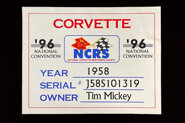 For Sale Used 1958 Chevrolet Corvette 8-Time NCRS Top Flight Champion | American Dream Machines Des Moines IA 50309