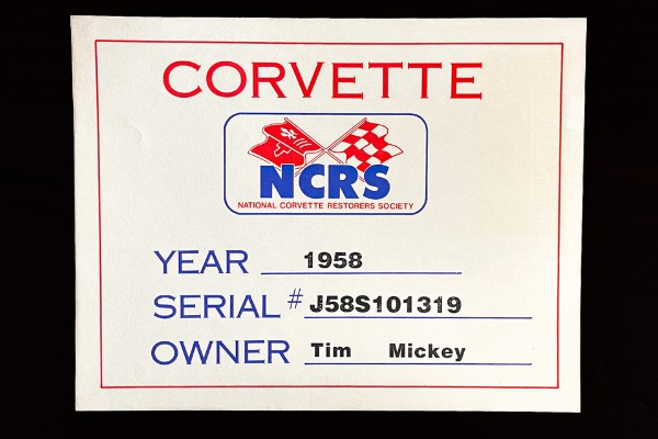For Sale Used 1958 Chevrolet Corvette 8-Time NCRS Top Flight Champion | American Dream Machines Des Moines IA 50309