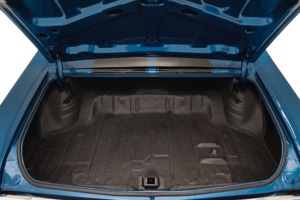 For Sale Used 1971 Chevrolet Chevelle Fathom Blue, Black SS Stripes New Black Bucket Int. 454 Auto PS PDB New AC | American Dream Machines Des Moines IA 50309
