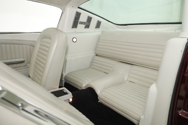 For Sale Used 1965 Ford Mustang Burgundy, White Int. GT options A-Code Auto PS, PB, AC | American Dream Machines Des Moines IA 50309