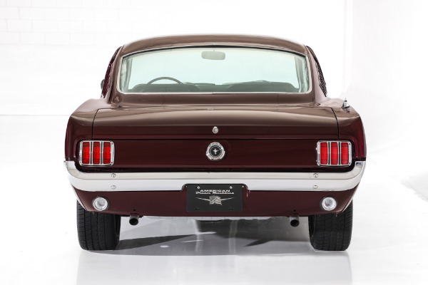 For Sale Used 1965 Ford Mustang Burgundy, White Int. GT options A-Code Auto PS, PB, AC | American Dream Machines Des Moines IA 50309