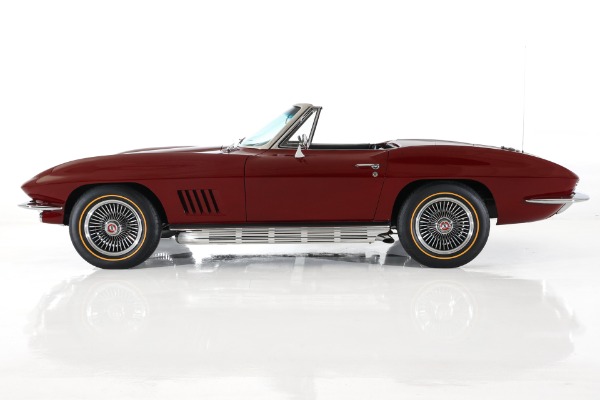 For Sale Used 1967 Chevrolet Corvette Milano Maroon #s Match 327/300 | American Dream Machines Des Moines IA 50309