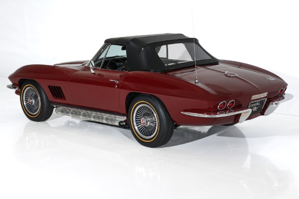 For Sale Used 1967 Chevrolet Corvette Milano Maroon #s Match 327/300 | American Dream Machines Des Moines IA 50309