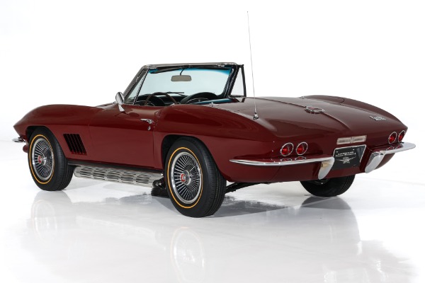 For Sale Used 1967 Chevrolet Corvette Milano Maroon #s Match 327/300 | American Dream Machines Des Moines IA 50309