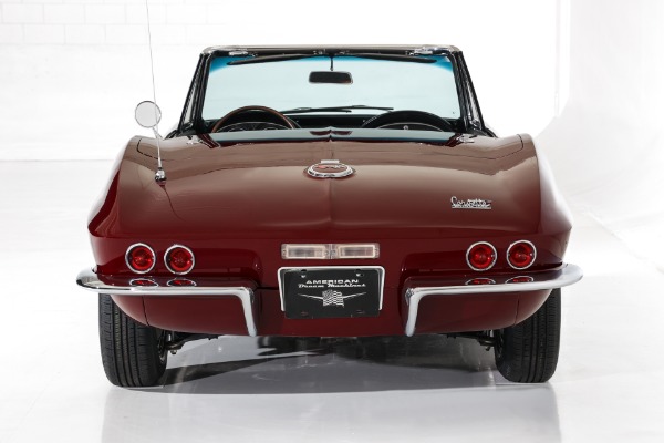 For Sale Used 1967 Chevrolet Corvette Milano Maroon #s Match 327/300 | American Dream Machines Des Moines IA 50309