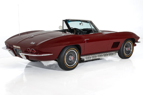 For Sale Used 1967 Chevrolet Corvette Milano Maroon #s Match 327/300 | American Dream Machines Des Moines IA 50309