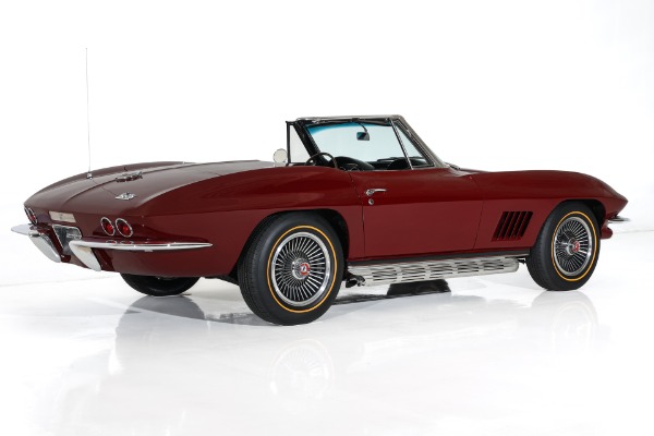 For Sale Used 1967 Chevrolet Corvette Milano Maroon #s Match 327/300 | American Dream Machines Des Moines IA 50309