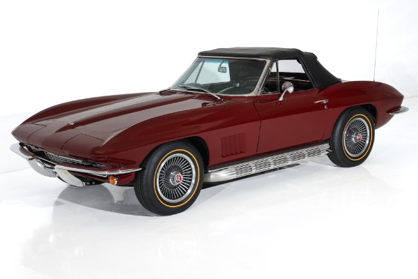 For Sale Used 1967 Chevrolet Corvette Milano Maroon #s Match 327/300 | American Dream Machines Des Moines IA 50309