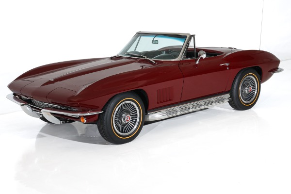 For Sale Used 1967 Chevrolet Corvette Milano Maroon #s Match 327/300 | American Dream Machines Des Moines IA 50309