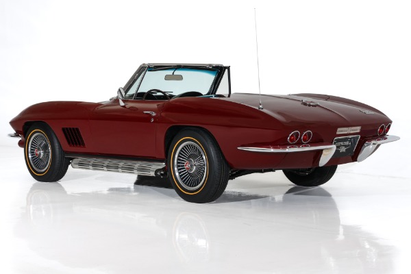 For Sale Used 1967 Chevrolet Corvette Milano Maroon #s Match 327/300 | American Dream Machines Des Moines IA 50309