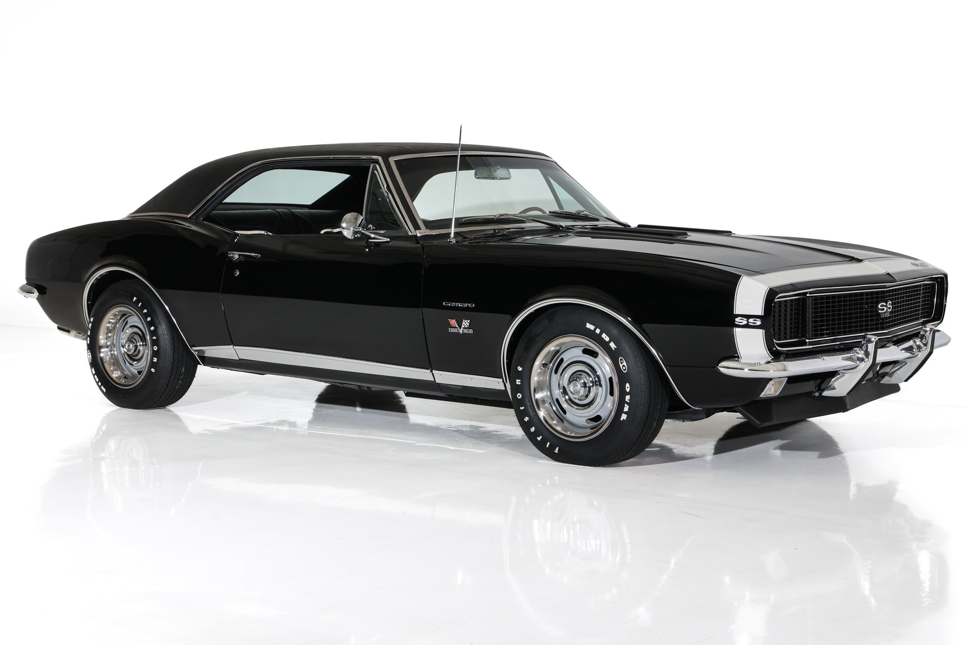 For Sale Used 1967 Chevrolet Camaro Triple Black RS/SS396 4-Spd PS PB | American Dream Machines Des Moines IA 50309
