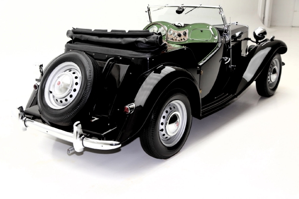 For Sale Used 1952 MG TD Roadster Black, Nice | American Dream Machines Des Moines IA 50309