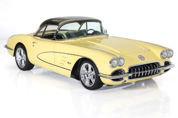 For Sale Used 1959 Chevrolet Corvette Frame-Off 350-ZZ4 4-Speed, Foose | American Dream Machines Des Moines IA 50309