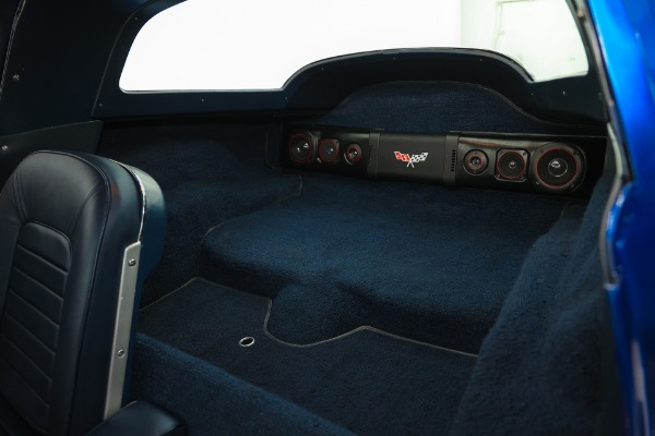For Sale Used 1966 Chevrolet Corvette Coupe Electric Blue Stingray AC | American Dream Machines Des Moines IA 50309