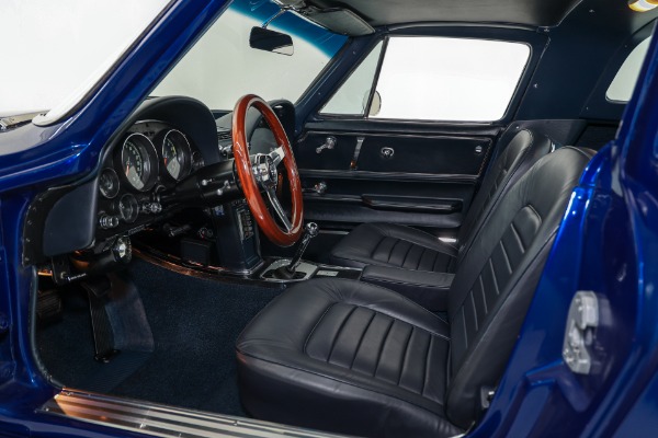 For Sale Used 1966 Chevrolet Corvette Coupe Electric Blue Stingray AC | American Dream Machines Des Moines IA 50309