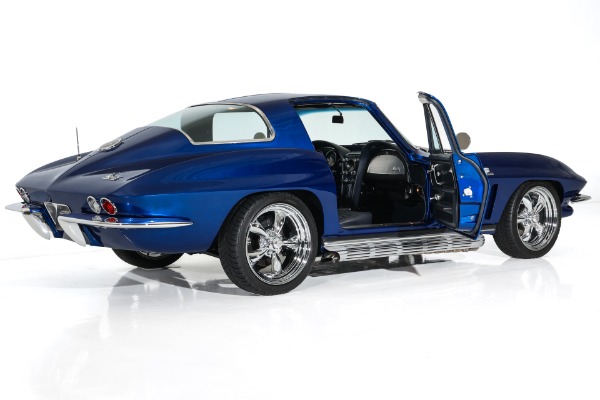 For Sale Used 1966 Chevrolet Corvette Coupe Electric Blue Stingray AC | American Dream Machines Des Moines IA 50309