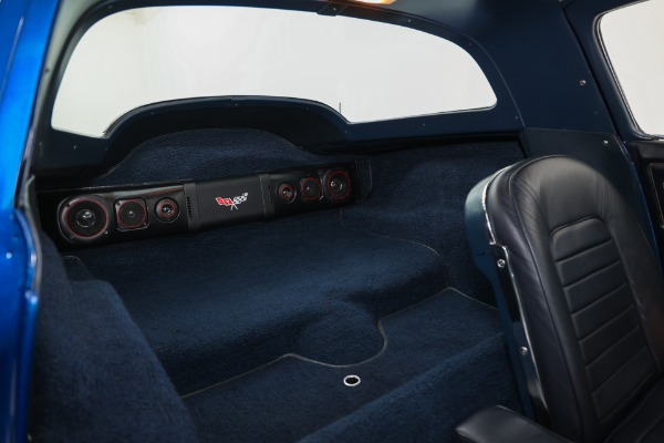 For Sale Used 1966 Chevrolet Corvette Coupe Electric Blue Stingray AC | American Dream Machines Des Moines IA 50309