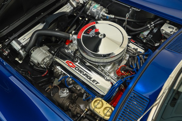For Sale Used 1966 Chevrolet Corvette Coupe Electric Blue Stingray AC | American Dream Machines Des Moines IA 50309