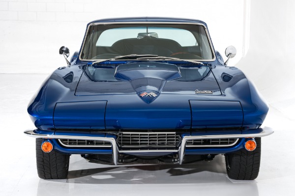 For Sale Used 1966 Chevrolet Corvette Coupe Electric Blue Stingray AC | American Dream Machines Des Moines IA 50309