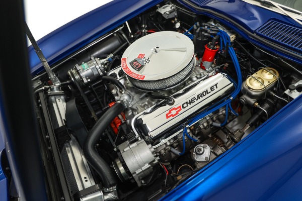 For Sale Used 1966 Chevrolet Corvette Coupe Electric Blue Stingray AC | American Dream Machines Des Moines IA 50309