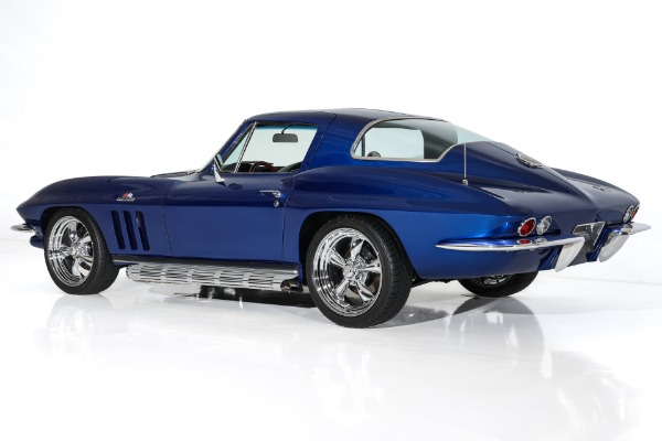 For Sale Used 1966 Chevrolet Corvette Coupe Electric Blue Stingray AC | American Dream Machines Des Moines IA 50309