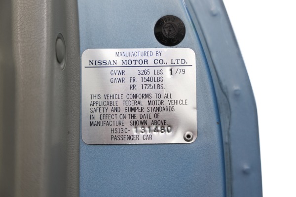 For Sale Used 1979 Datsun 280ZX Shimmering Sky Blue 27385 Miles GL Pkg | American Dream Machines Des Moines IA 50309