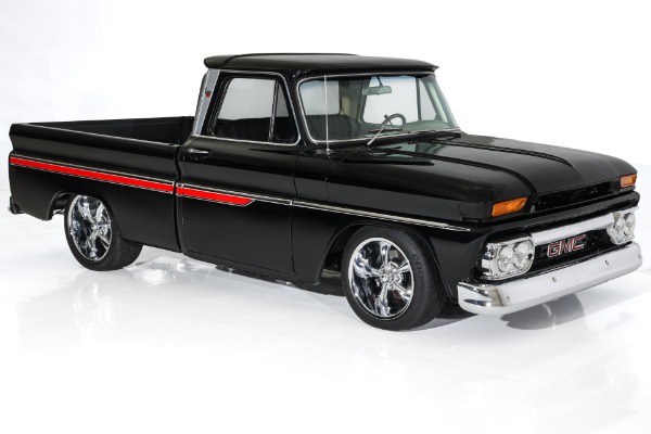 For Sale Used 1966 GMC Fleetside Show Truck, Auto PS PDB AC Chrome | American Dream Machines Des Moines IA 50309