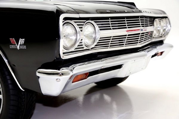 For Sale Used 1965 Chevrolet Chevelle Convertble Black/red 396 12 Bolt | American Dream Machines Des Moines IA 50309