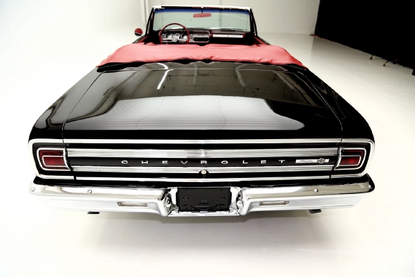 For Sale Used 1965 Chevrolet Chevelle Convertble Black/red 396 12 Bolt | American Dream Machines Des Moines IA 50309