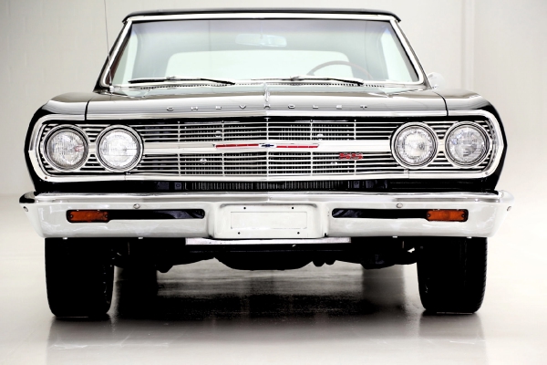 For Sale Used 1965 Chevrolet Chevelle Convertble Black/red 396 12 Bolt | American Dream Machines Des Moines IA 50309