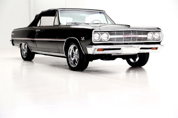 For Sale Used 1965 Chevrolet Chevelle Convertble Black/red 396 12 Bolt | American Dream Machines Des Moines IA 50309