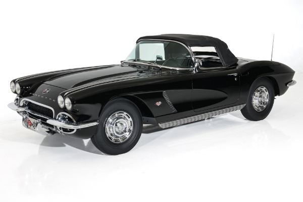 For Sale Used 1962 Chevrolet Corvette Triple Black Matching 327 4-Spd 2 Tops | American Dream Machines Des Moines IA 50309