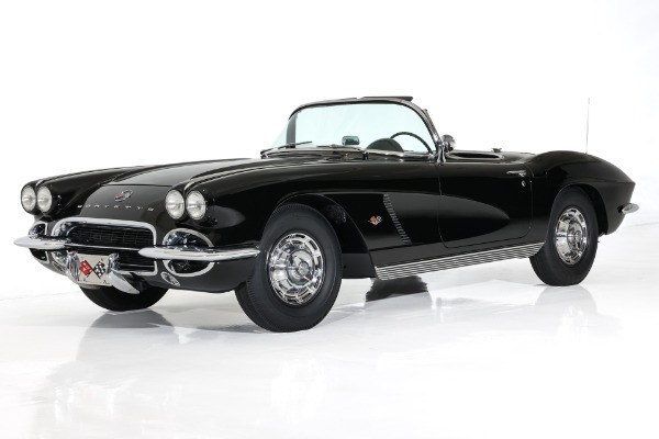 For Sale Used 1962 Chevrolet Corvette Triple Black Matching 327 4-Spd 2 Tops | American Dream Machines Des Moines IA 50309