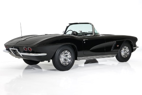 For Sale Used 1962 Chevrolet Corvette Triple Black Matching 327 4-Spd 2 Tops | American Dream Machines Des Moines IA 50309