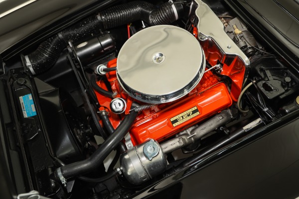 For Sale Used 1962 Chevrolet Corvette Triple Black Matching 327 4-Spd 2 Tops | American Dream Machines Des Moines IA 50309