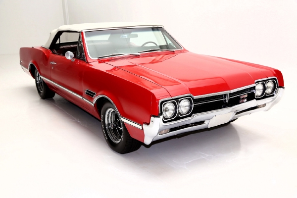 For Sale Used 1966 Oldsmobile 442 Convertible Rare, 700R4, Auto, AC | American Dream Machines Des Moines IA 50309