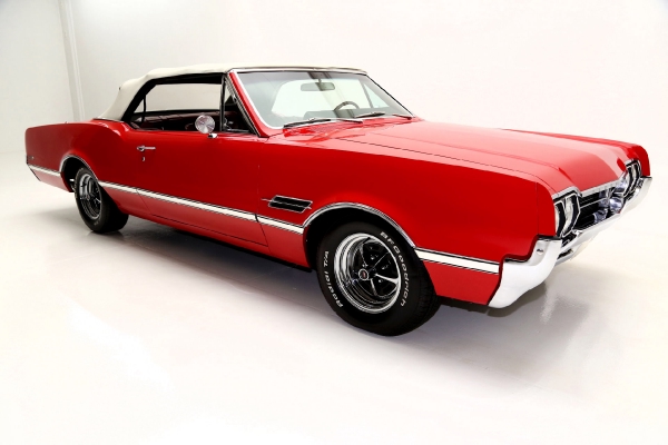 For Sale Used 1966 Oldsmobile 442 Convertible Rare, 700R4, Auto, AC | American Dream Machines Des Moines IA 50309