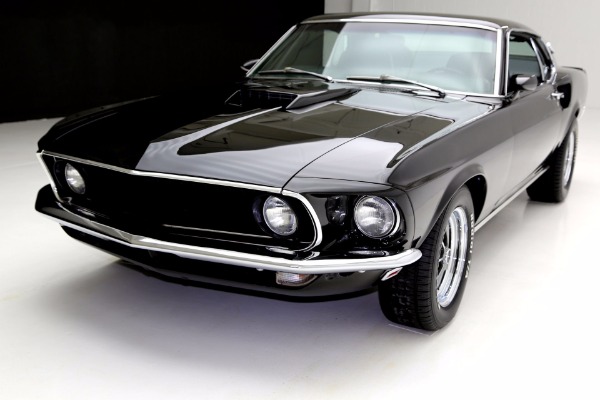 For Sale Used 1969 Ford Mustang R Code 428 4 Speed Raven Black | American Dream Machines Des Moines IA 50309