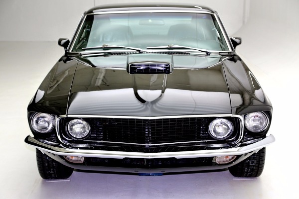 For Sale Used 1969 Ford Mustang R Code 428 4 Speed Raven Black | American Dream Machines Des Moines IA 50309