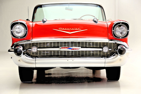 For Sale Used 1957 Chevrolet Bel Air Gorgeous undercarriage | American Dream Machines Des Moines IA 50309