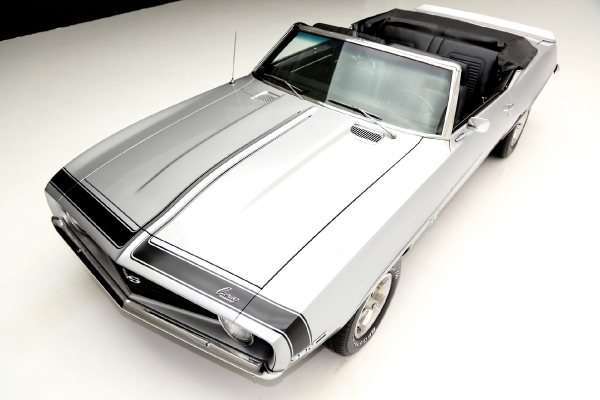 For Sale Used 1969 Chevrolet Camaro Cortez Silver/Black Int convertible, | American Dream Machines Des Moines IA 50309