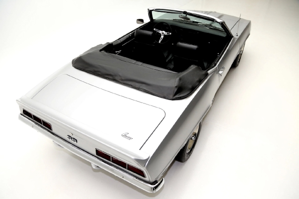 For Sale Used 1969 Chevrolet Camaro Cortez Silver/Black Int convertible, | American Dream Machines Des Moines IA 50309