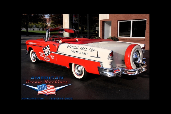 For Sale Used 1955 Chevrolet Bel Air Convertible Power Pac Nice!!! | American Dream Machines Des Moines IA 50309