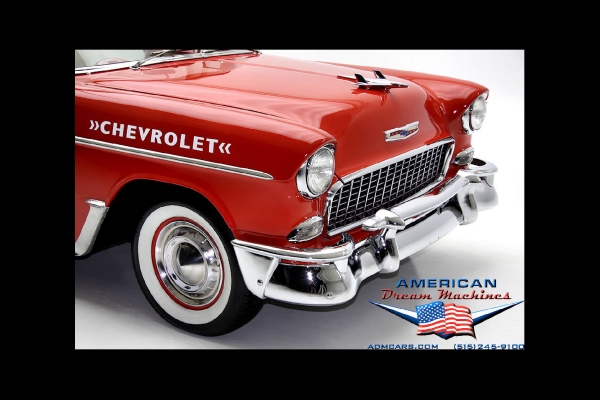 For Sale Used 1955 Chevrolet Bel Air Convertible Power Pac Nice!!! | American Dream Machines Des Moines IA 50309